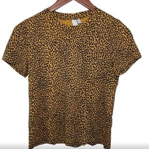 & other stories cheetah print tee